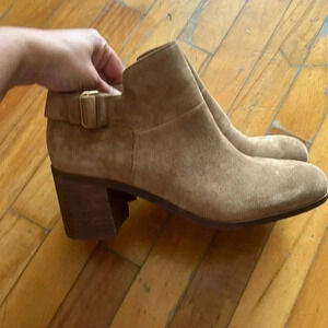 Franco sarto  suede camel booties